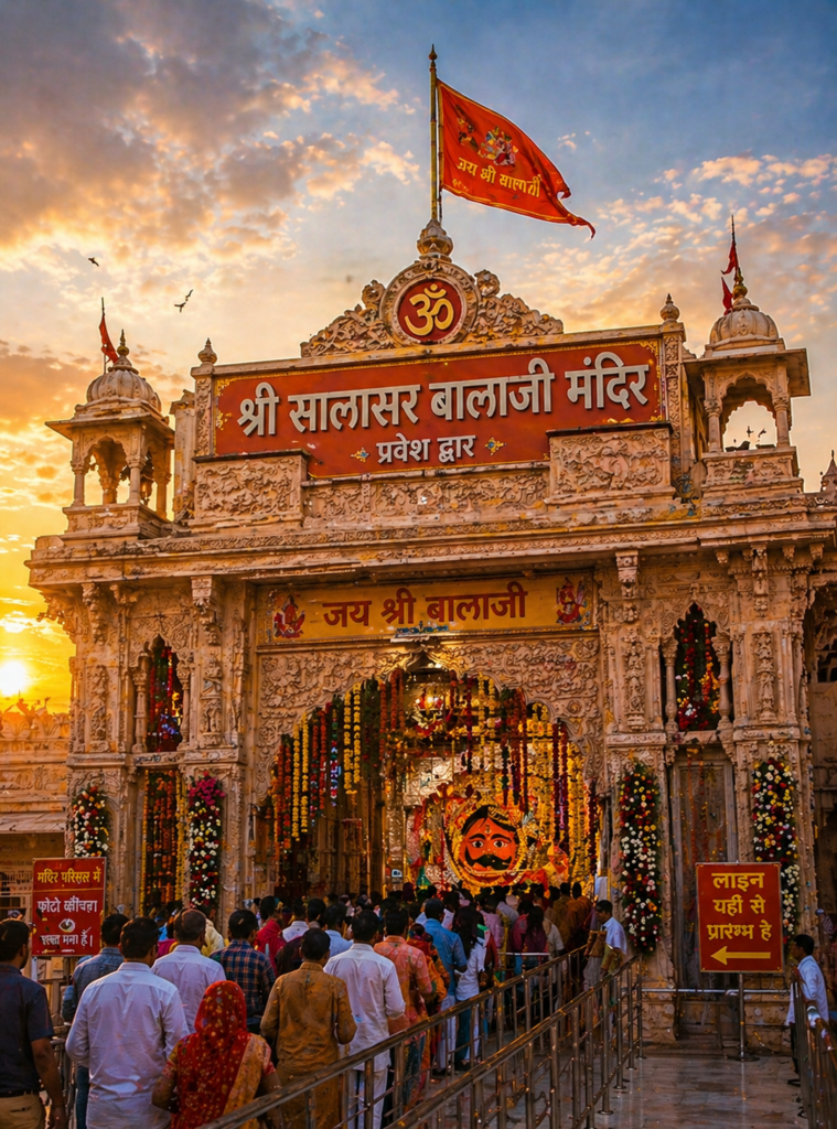 Jaipur to Salasar Balaji Same Day Tour